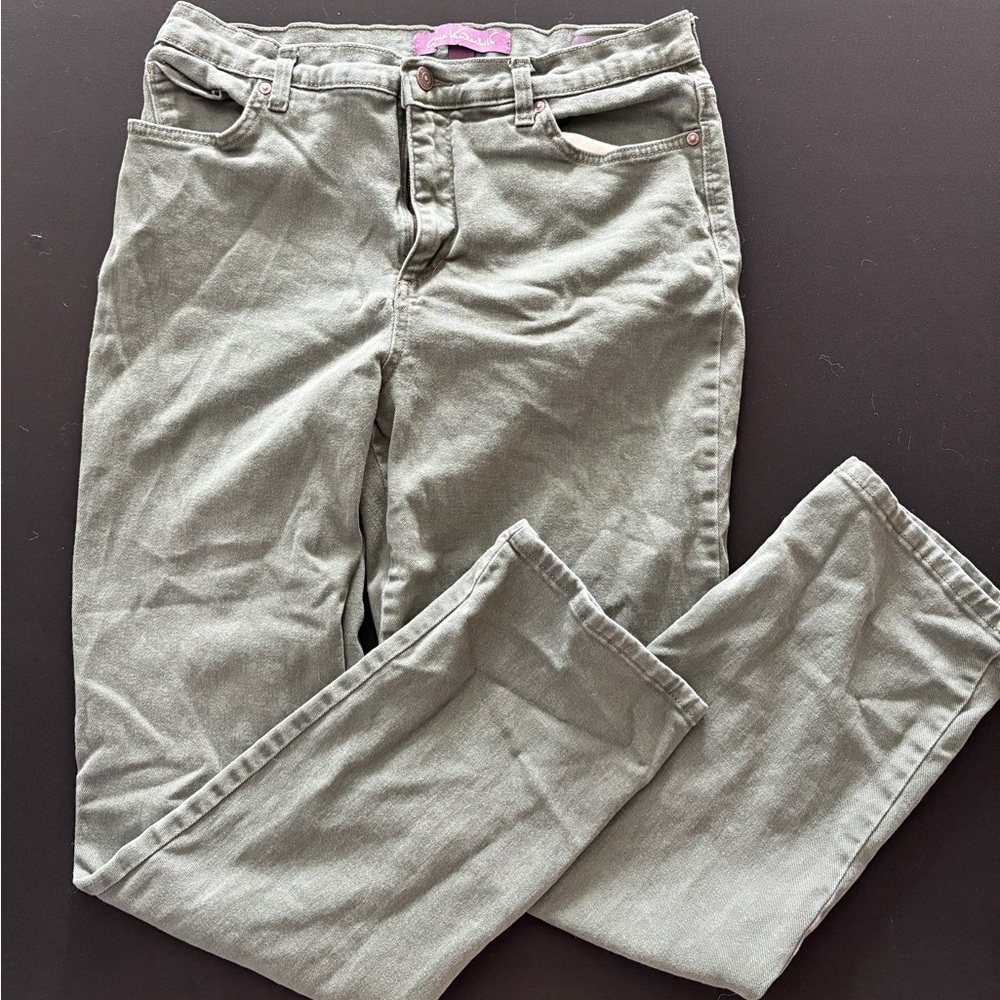 Gloria Vanderbilt Olive Jeans